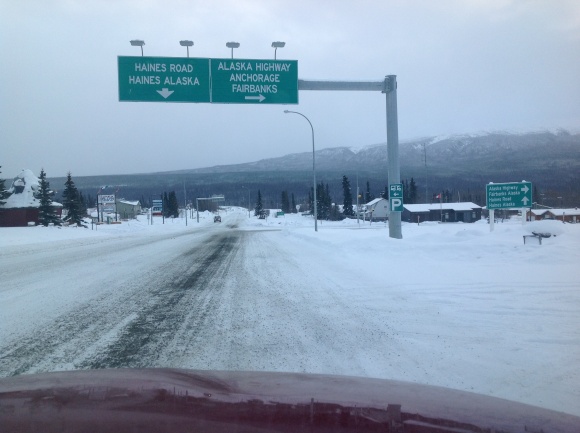 Getting closer!  Alaska road signs!!!